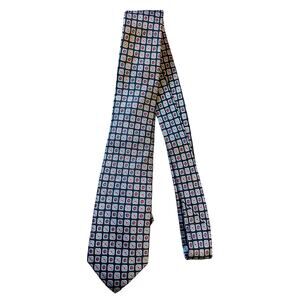 Suitsupply 100% Silk Patterned Tie – Blue Multi – One Size